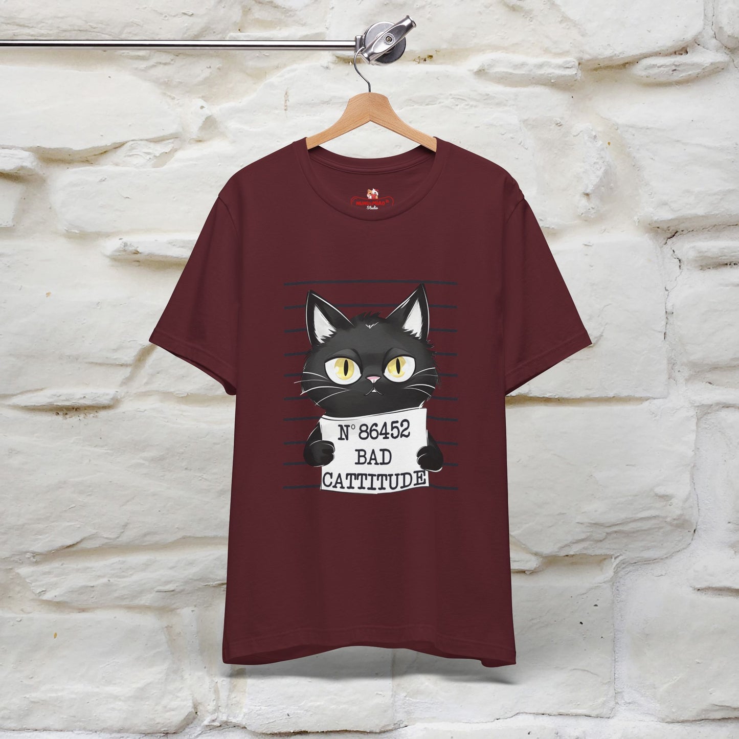 "Bad Cattitude" T-Shirt for Men & Women | 100% Cotton*