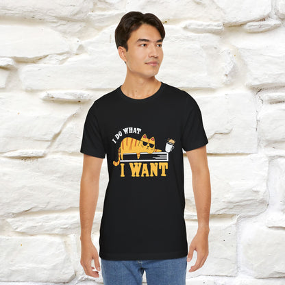 "I Do What I Want" Cute Cat T-Shirt for Men & Women | 100% Cotton*🐾