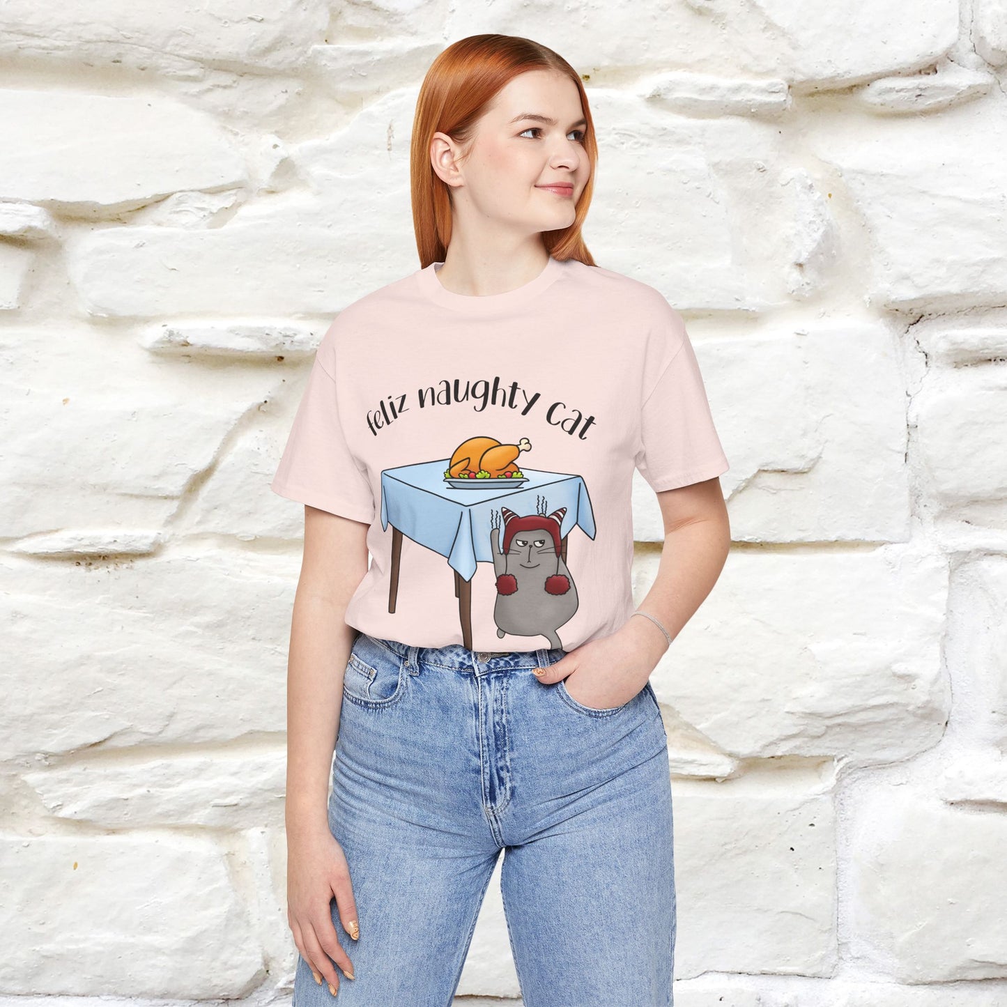"Feliz Naughty Cat" |Funny Cat T-Shirt | Nunu&Miao Studio