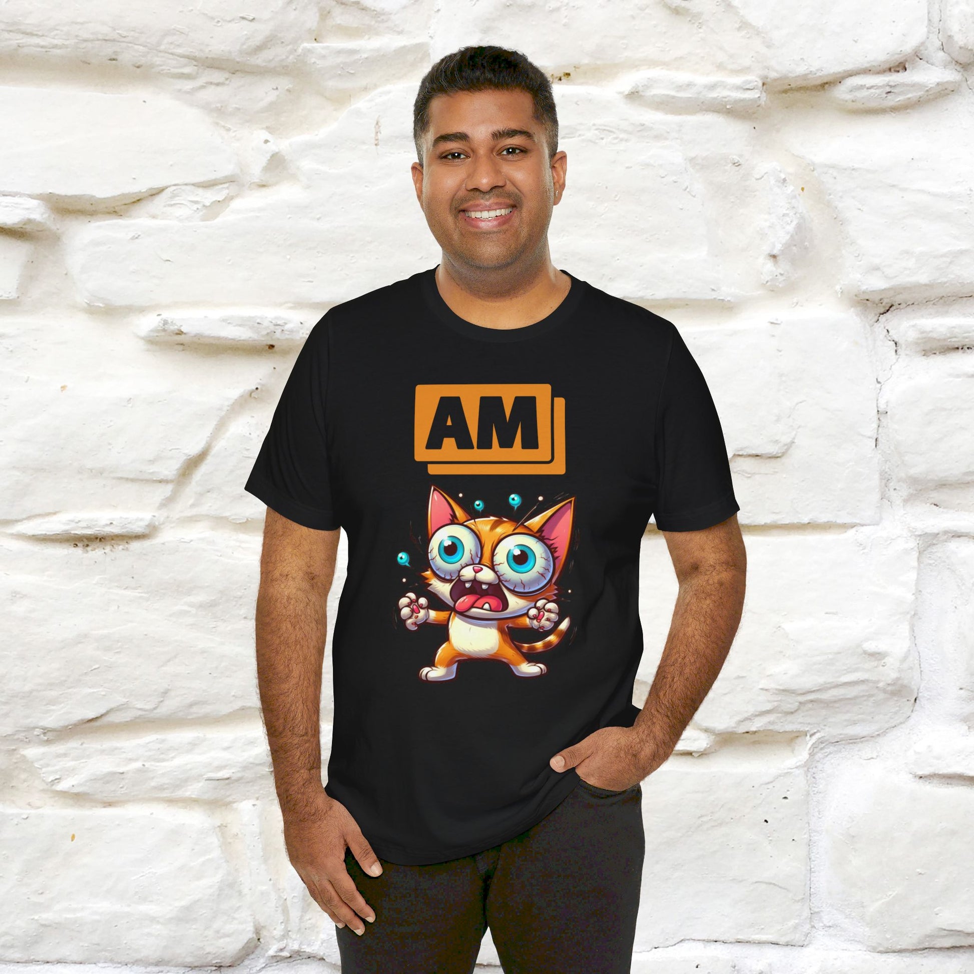 ''I' Am'' T-shirt for Man 100% Cotton* - Nunu&Miao Studio