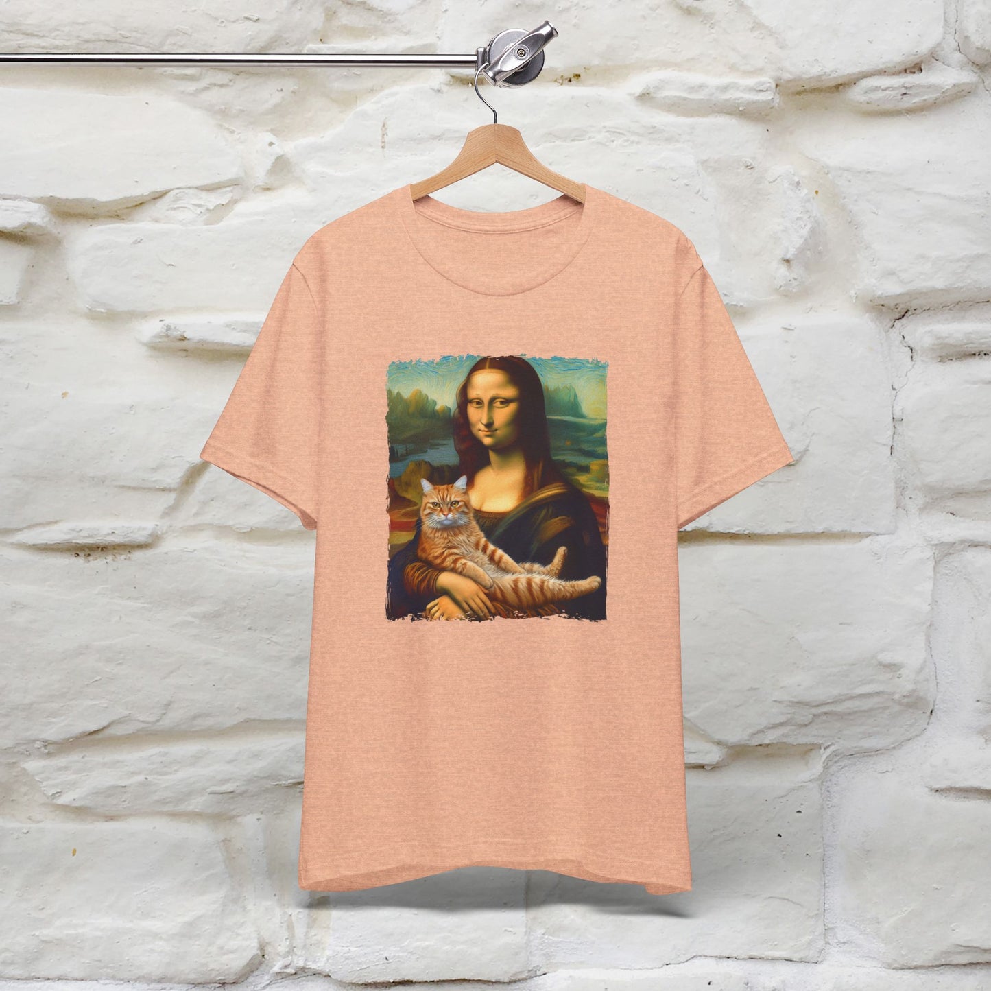 Mona Lisa’s Cat T-Shirt | Classic Art-Inspired Cat Tee for Men & Women | 100% Cotton