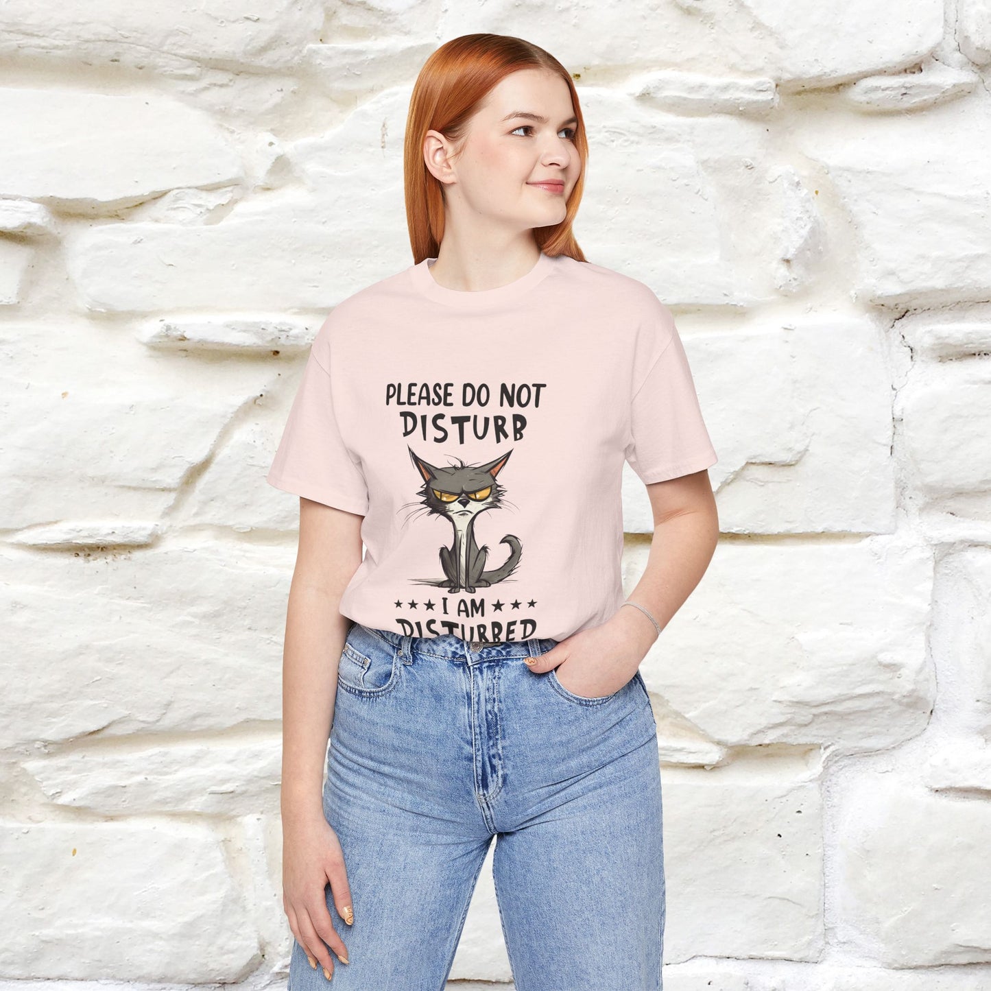 ''Please Do Not Disturb, I’m Already Disturbed Enough''| Cat T-Shirt |Nunu&Miao Studio - Nunu&Miao Studio