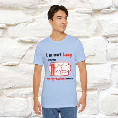 ''I am Not Lazy...'' Cat T-Shirt | Nunu&Miao Studio