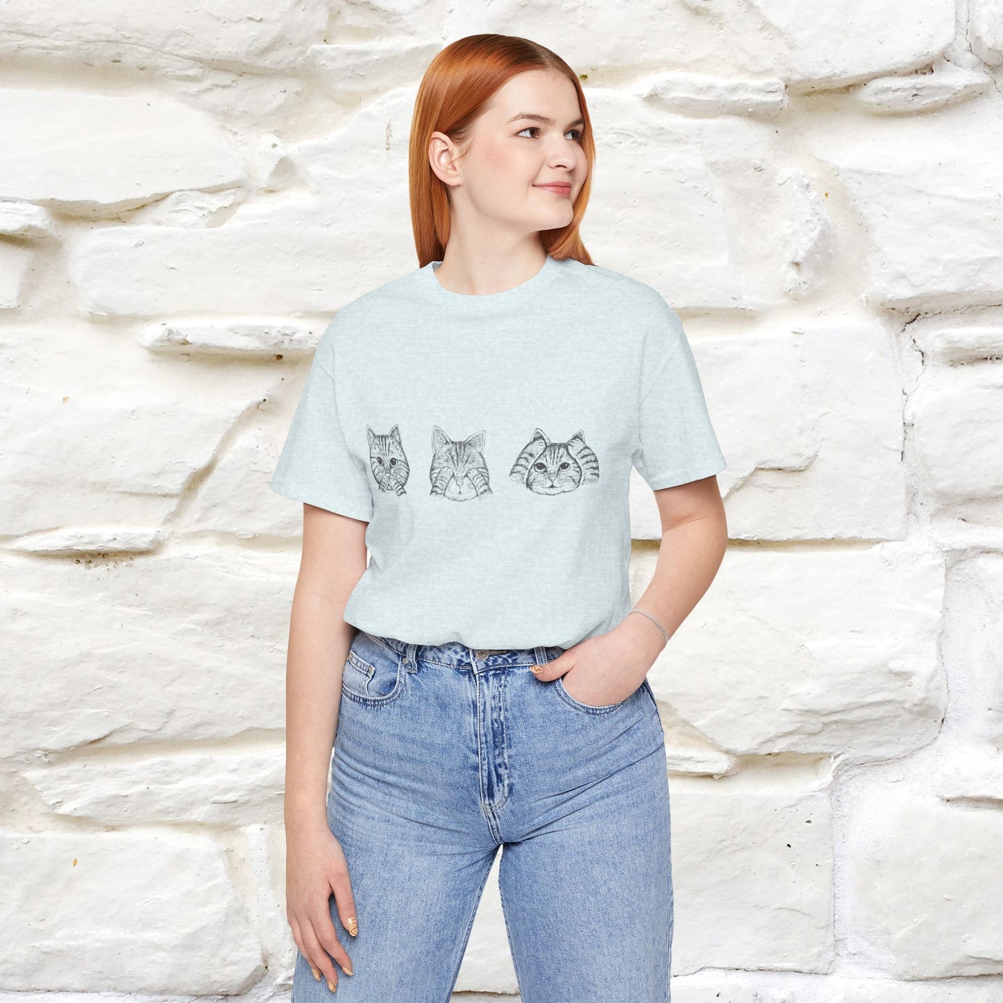"Cute Cats" Funny Cat T-Shirt for Men & Women | 100% Cotton* - Nunu&Miao Studio