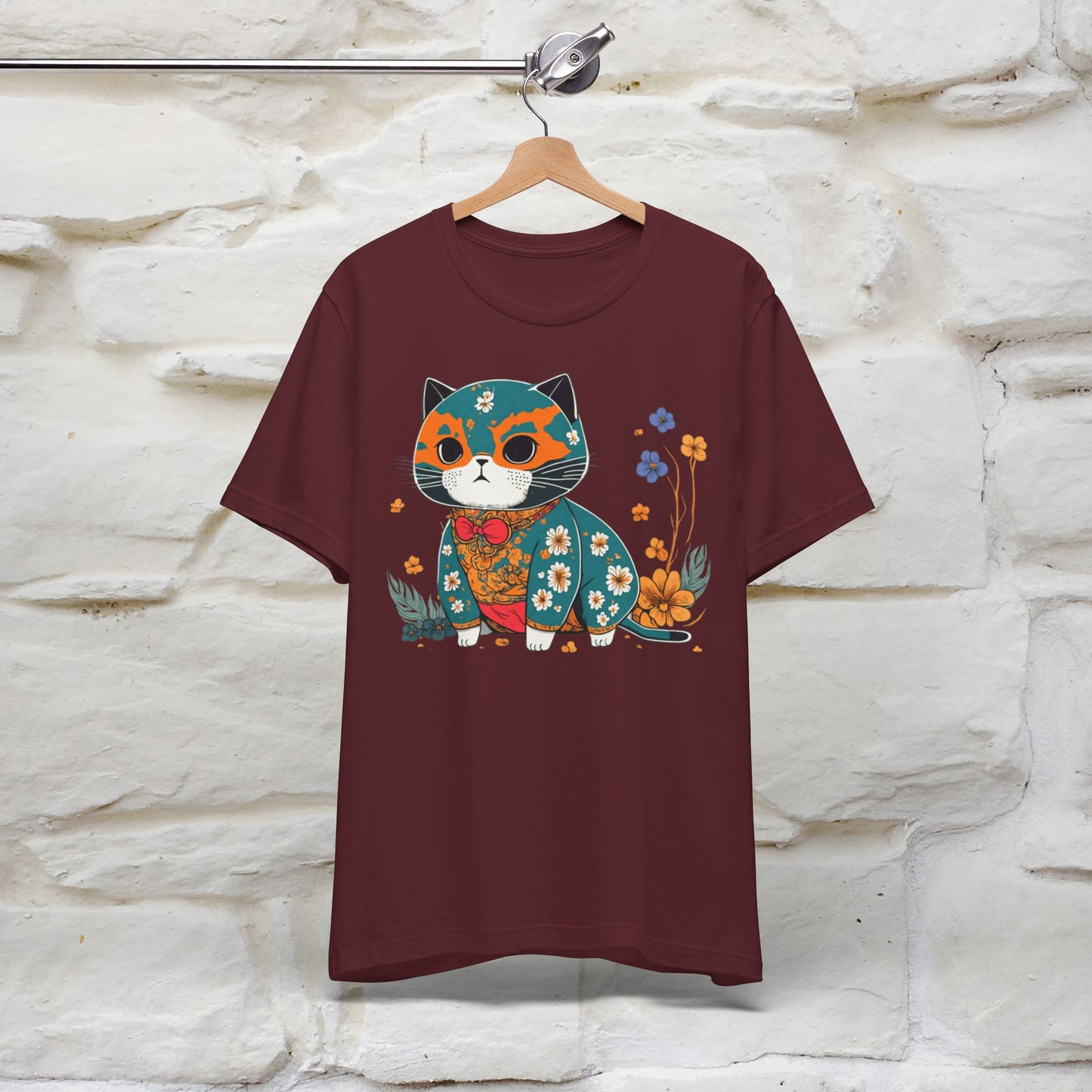 Zen Garden Cat: Japanese-Inspired T-Shirt for Men & Women | 100% Cotton*