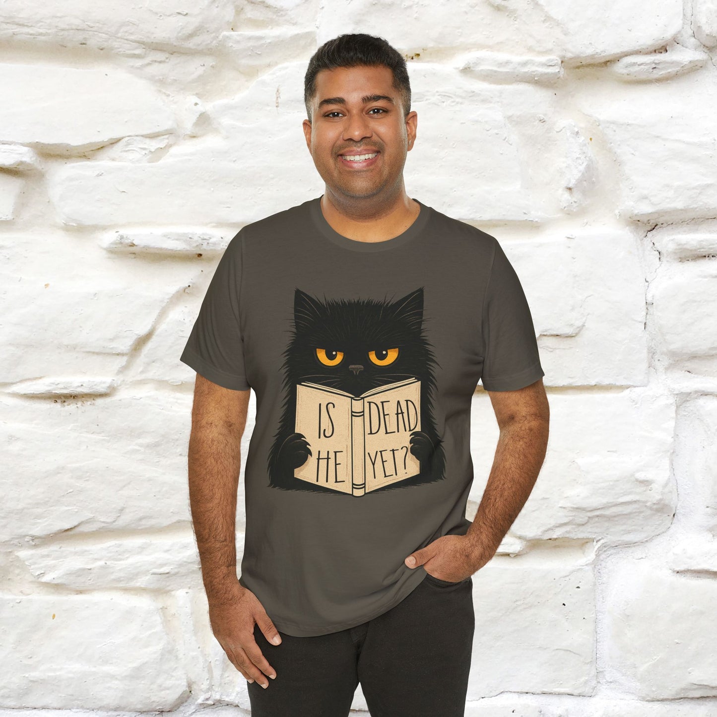 "Is He Dead Yet" |Cat T-Shirt | Nunu&Miao Studio
