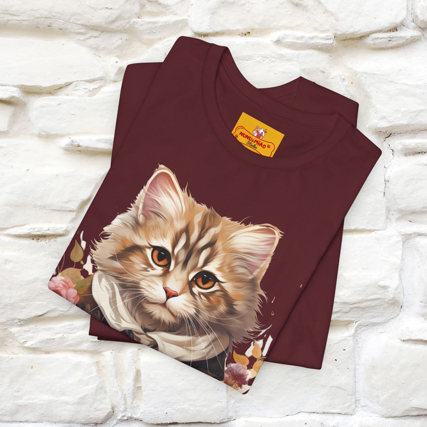"Mr. Meow" Elegante T-shirt con gatto per uomo e donna | 100% cotone*
