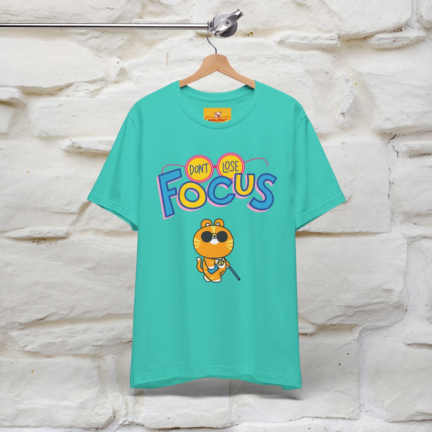 ''Don’t Lose Focus'' Cat T-Shirt | Nunu&Miao Studio