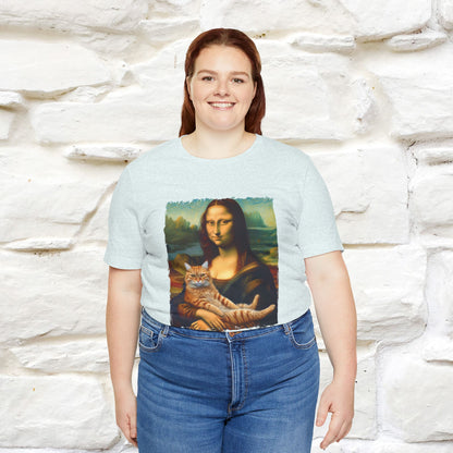 Mona Lisa’s Cat T-Shirt | Classic Art-Inspired Cat Tee for Men & Women | 100% Cotton*