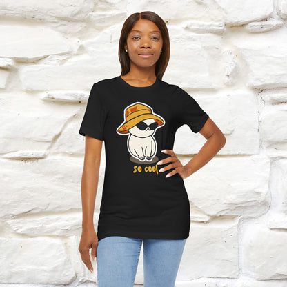 "So Cool" Cat T-Shirt for Men and Women | 100% Cotton* | Trendy Cat Apparel for Cat Lovers