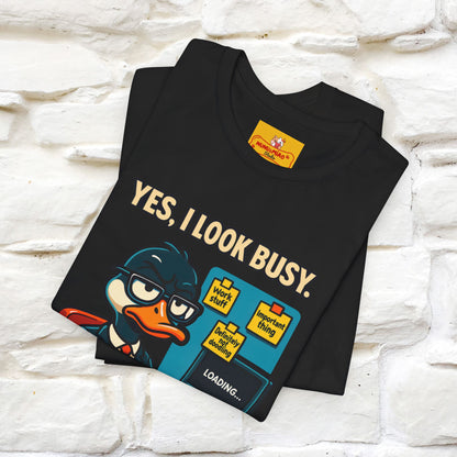 ''Yes, I Look Busy. No I'm Not.''|  Sarcastic Cat T-Shirt | Nunu&Miao Studio