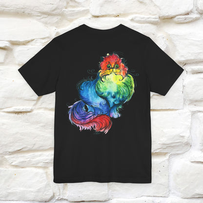"Il Pittore'' Cat T-Shirt Front and Back Design | Nunu&Miao Studio