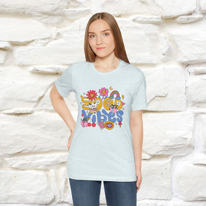 ''Good Vibes'  Cat T-shirt for Women 100% Cotton*