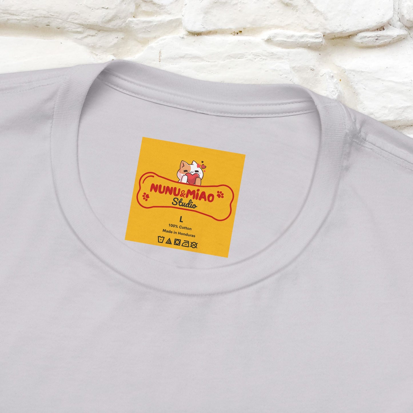 ''Air Fire Cat'' | Cat T-Shirt Front and Back Design | Nunu&Miao Studio