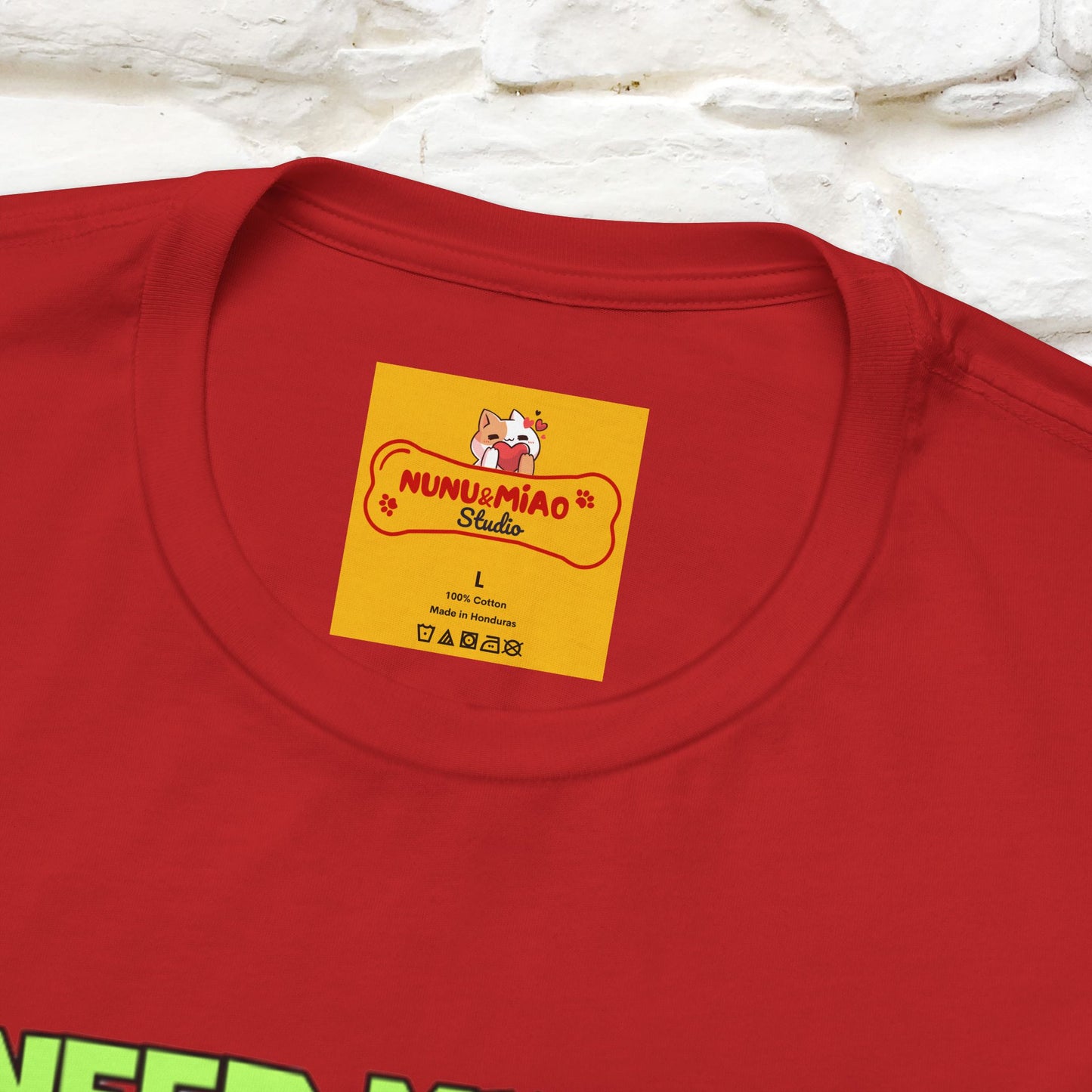 "I Need My Beer Right Meow!" Cat  T-shirt |Nunu&Miao Studio