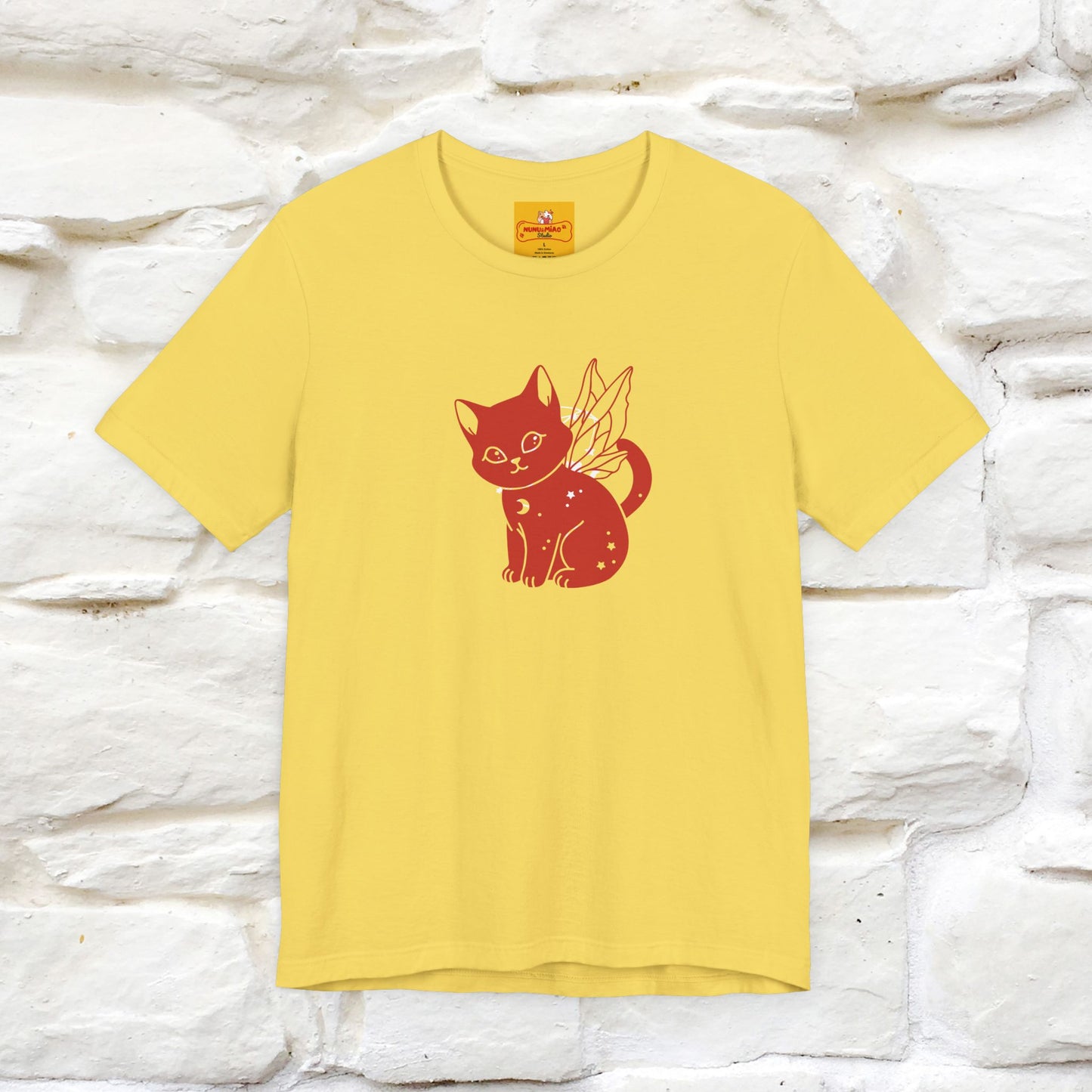 "Espoir Speranza Hope'' Cat T-Shirt Front and Back Design | Nunu&Miao Studio