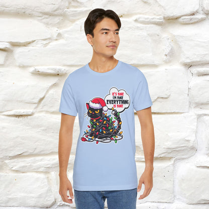 “Everything Is Fine..” | Cat T-Shirt | Nunu&Miao Studio
