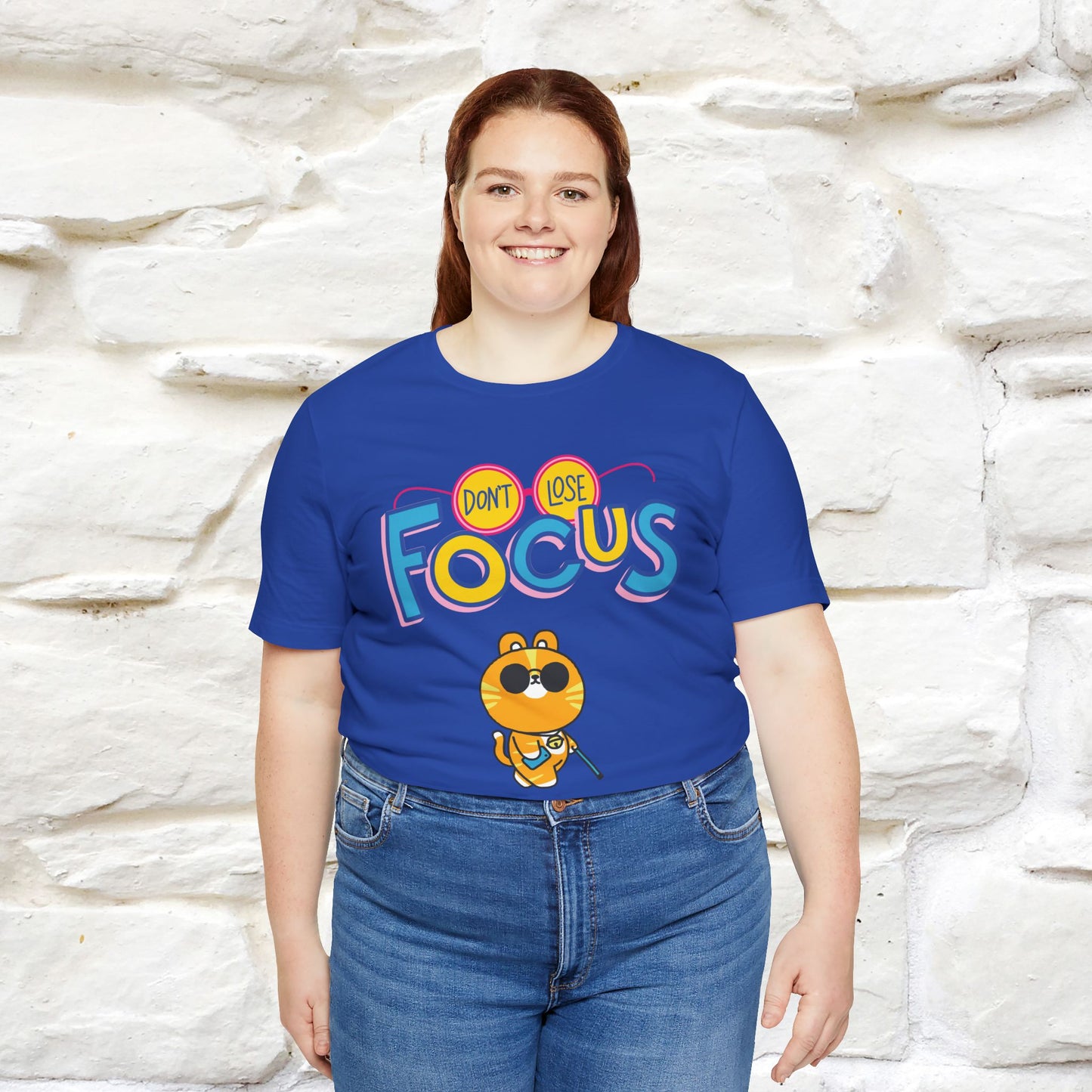 ''Don’t Lose Focus'' Cat T-Shirt | Nunu&Miao Studio - Nunu&Miao Studio