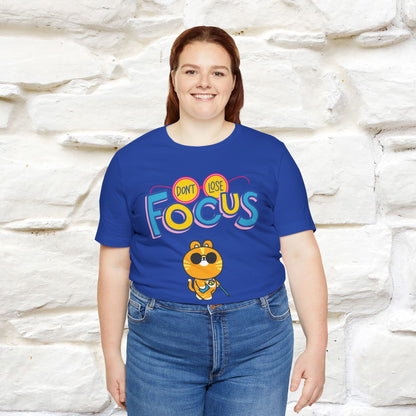 ''Don’t Lose Focus'' Cat T-Shirt | Nunu&Miao Studio - Nunu&Miao Studio