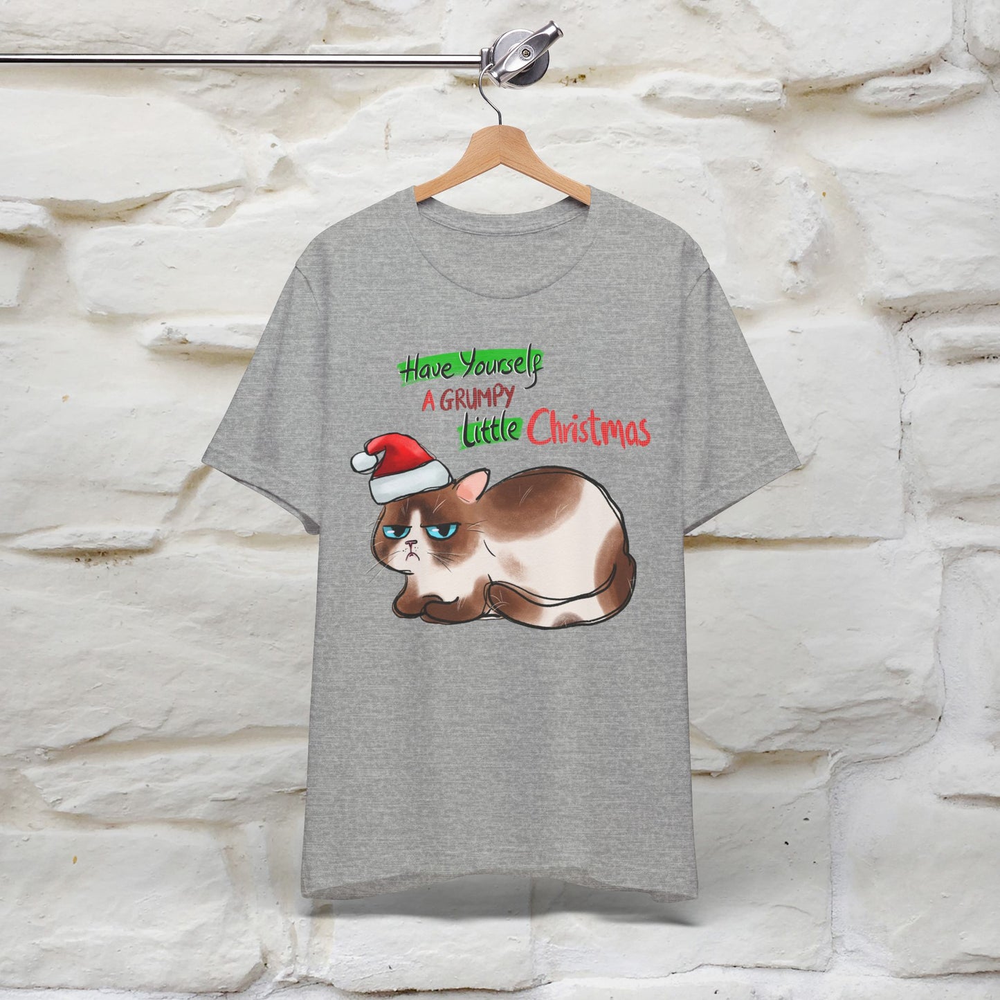 Have Yourself a Grumpy Little Christmas | Festive Cat Christmas Shirt for Men & Women | 100% Cotton*