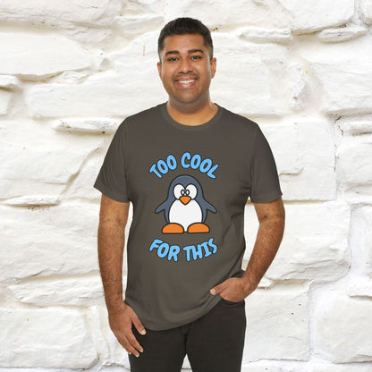 ''Too Cool For This" |Cat T-Shirt | Nunu&Miao Studio