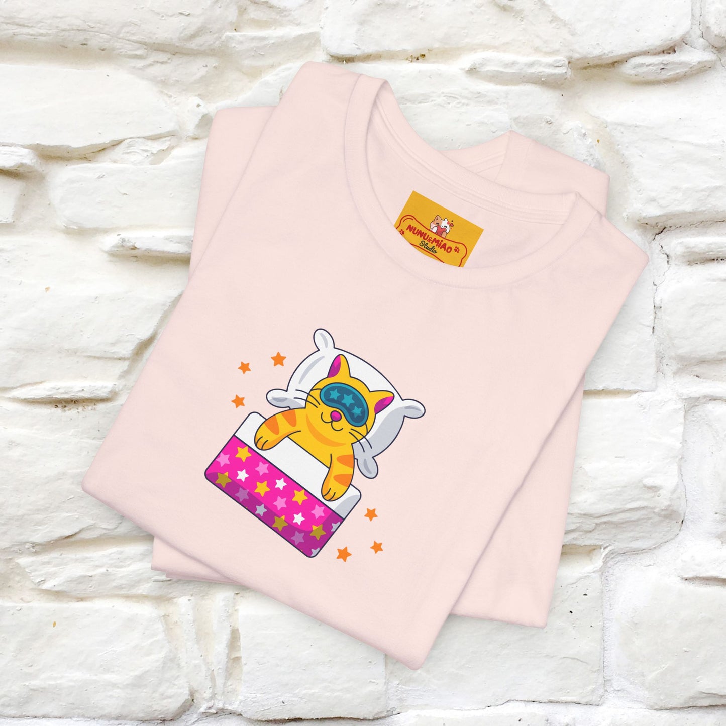 "I Am Sorry I Have Plans With My Bed" |  Cat T-Shirt | Front & Back Design | Nunu&Miao Studio