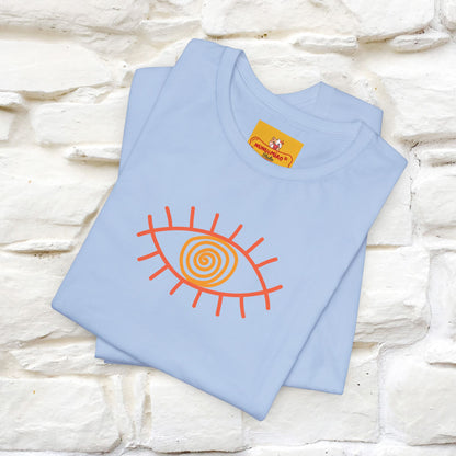 "The Hypnotic Meow'' Cat T-Shirt Front and Back Design | Nunu&Miao Studio