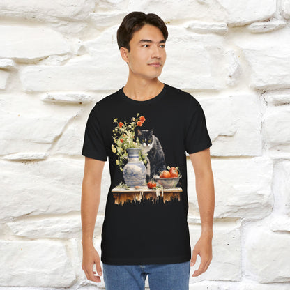 ''THe Cat and The Vase '' T-shirt for Men and Women 100% Cotton*