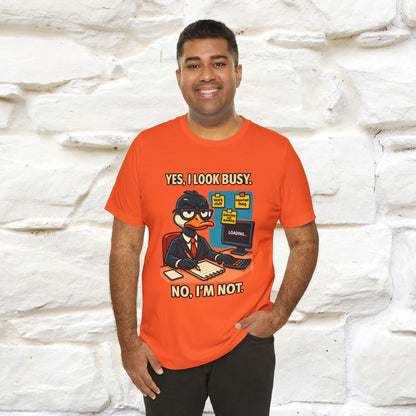 ''Yes, I Look Busy. No I'm Not.''|  Sarcastic Cat T-Shirt | Nunu&Miao Studio