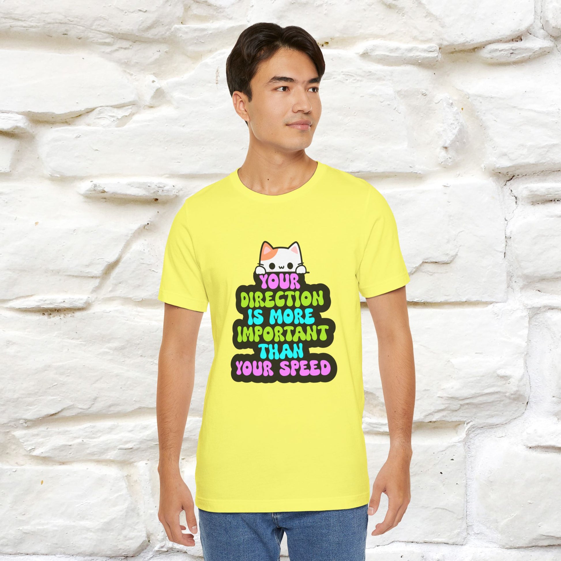 "Your Direction Is More ..." |  Cat T-shirt | Nunu&Miao Studio - Nunu&Miao Studio