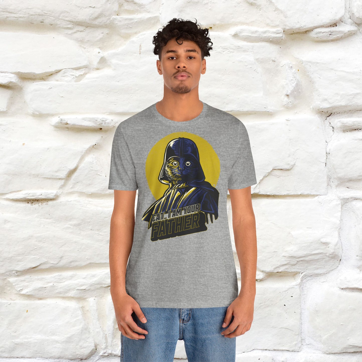 Cat I Am Your Father T-Shirt | Fun Cat & Movie Parody Tee for Men & Women | 100% Cotton