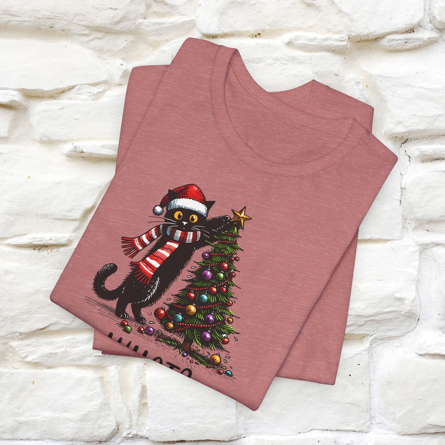 What? Cattitude Cat Christmas Shirt for Men & Women | 100% Cotton*