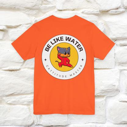 "Be Like Water: Cattitude Master | Cat T-Shirt |Nunu&Miao Studio