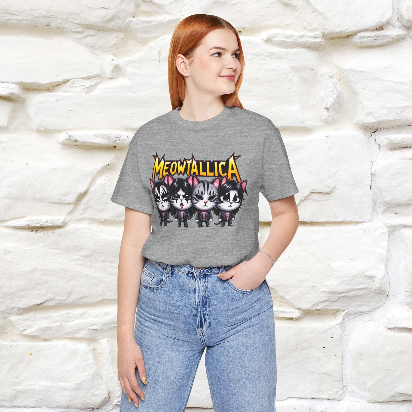 Meowtallica T-Shirt | Rock-Inspired Cat Tee for Men & Women | 100% Cotton*