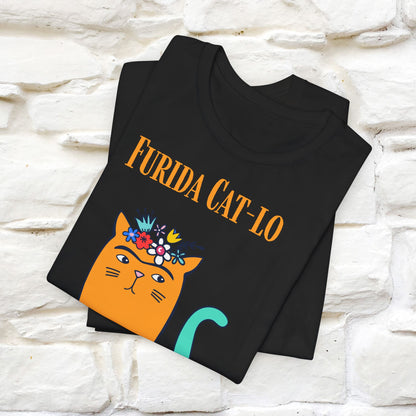 "Furida Cat-Lo'' Cat T-Shirt for Men & Women | 100% Cotton*🐾