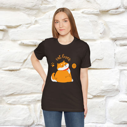 "Cat Lover" T-Shirt for Men & Women | 100% Cotton* | Purrfect Gift for Cat Enthusiasts