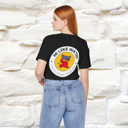 "Be Like Water: Cattitude Master | Cat T-Shirt |Nunu&Miao Studio