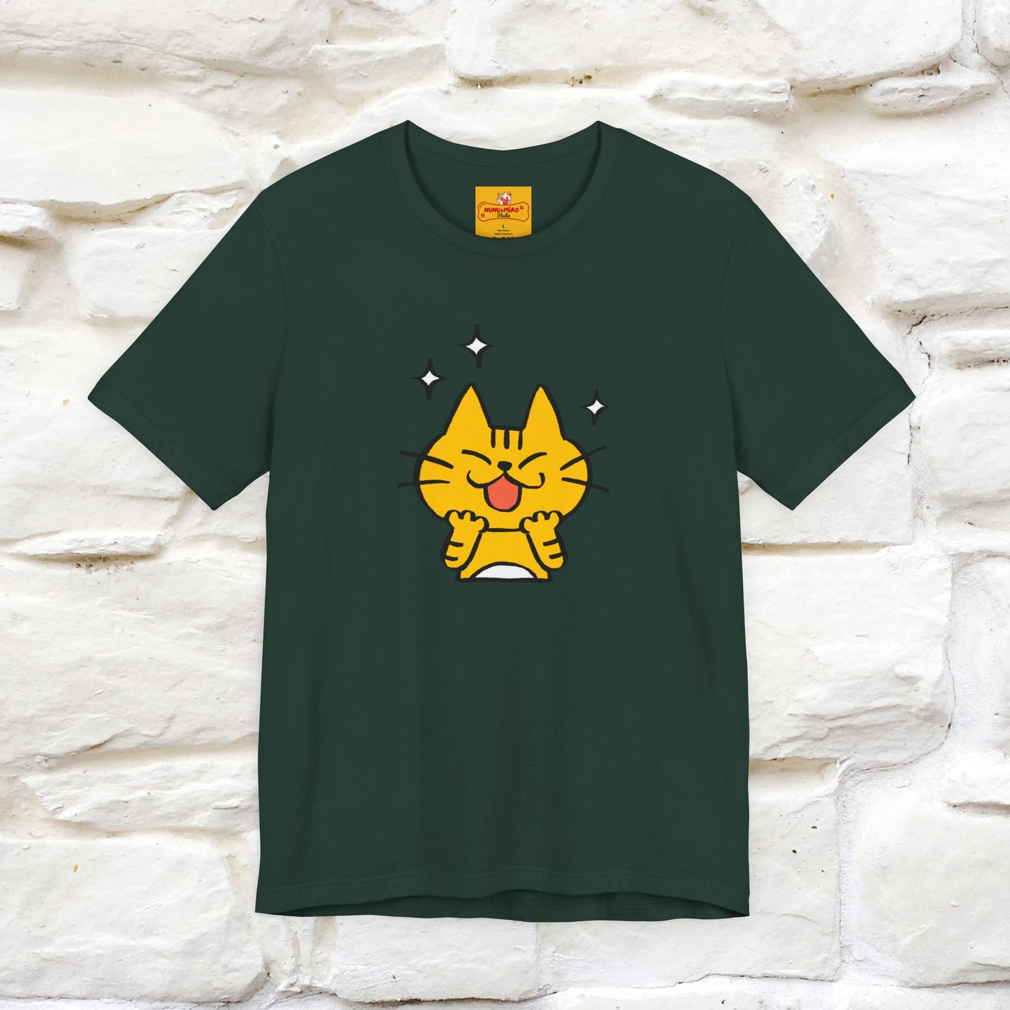 ""It's A Good Day" Cat T-Shirt| Front & Back Design | Nunu&Miao Studio