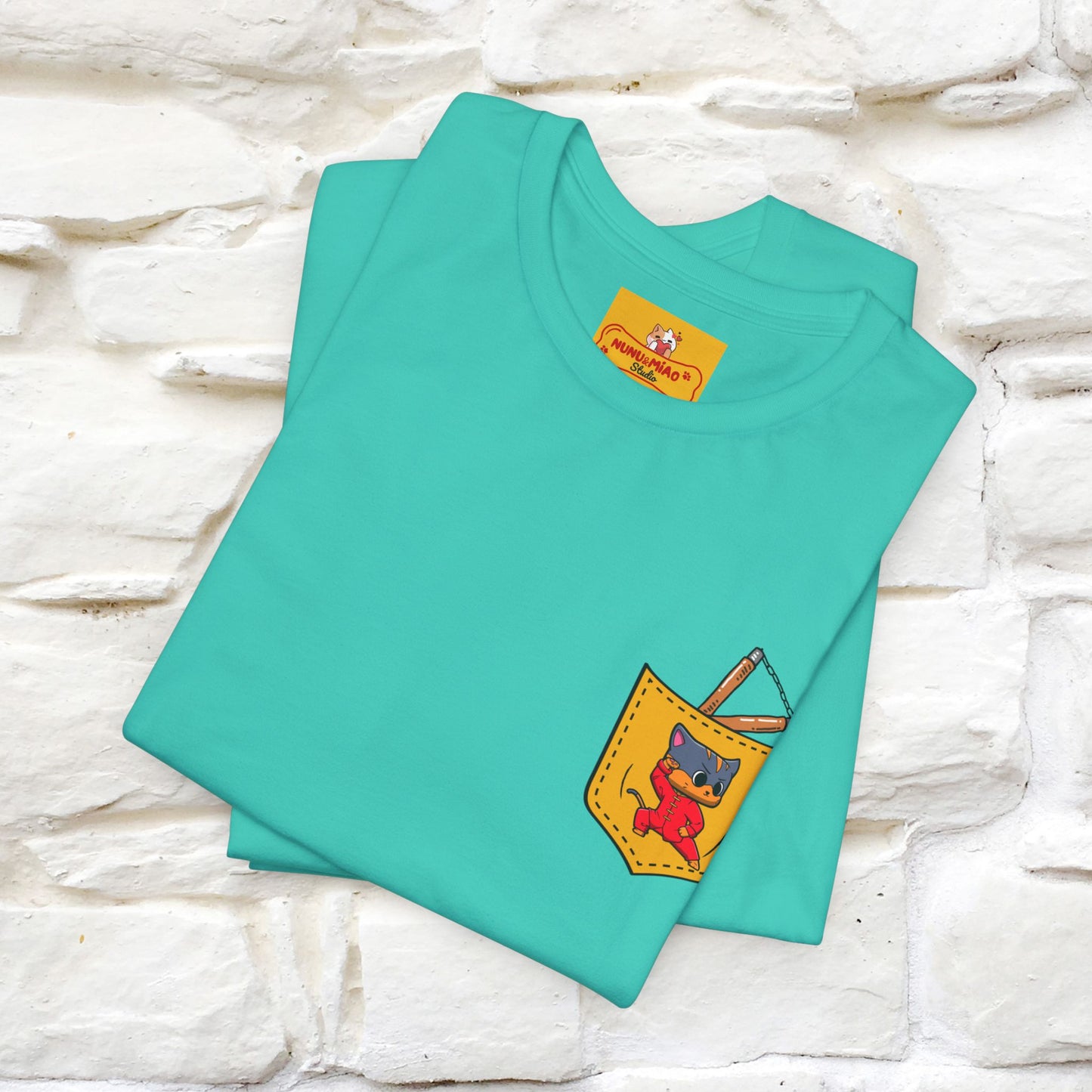 "Be Like Water: Cattitude Master | Cat T-Shirt |Nunu&Miao Studio