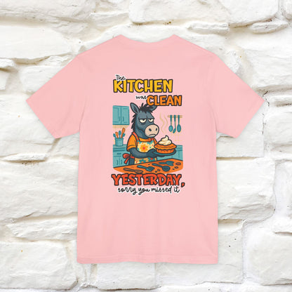 "The Kitchen Was Clean... " |Funny T-Shirt | Nunu&Miao Studio