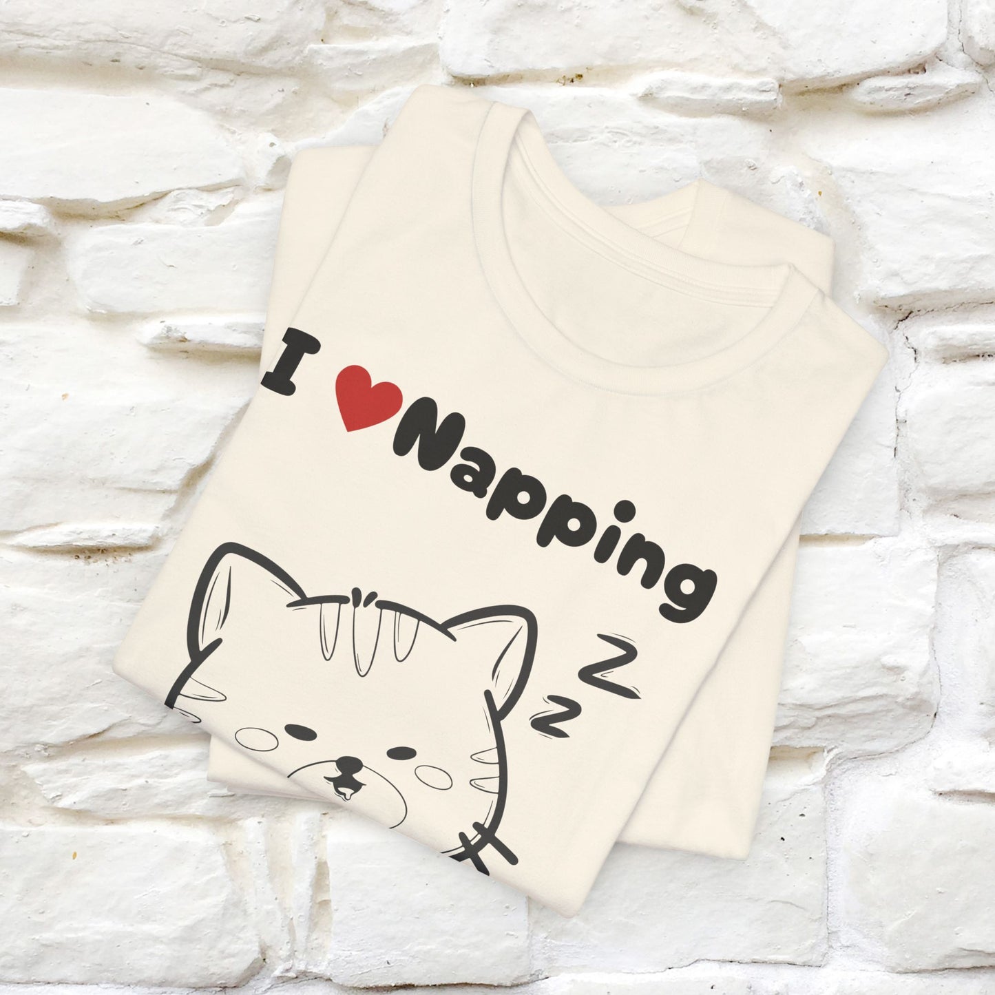 "I Love Napping" Cat T-Shirt for Men & Women | 100% Cotton* 🐾