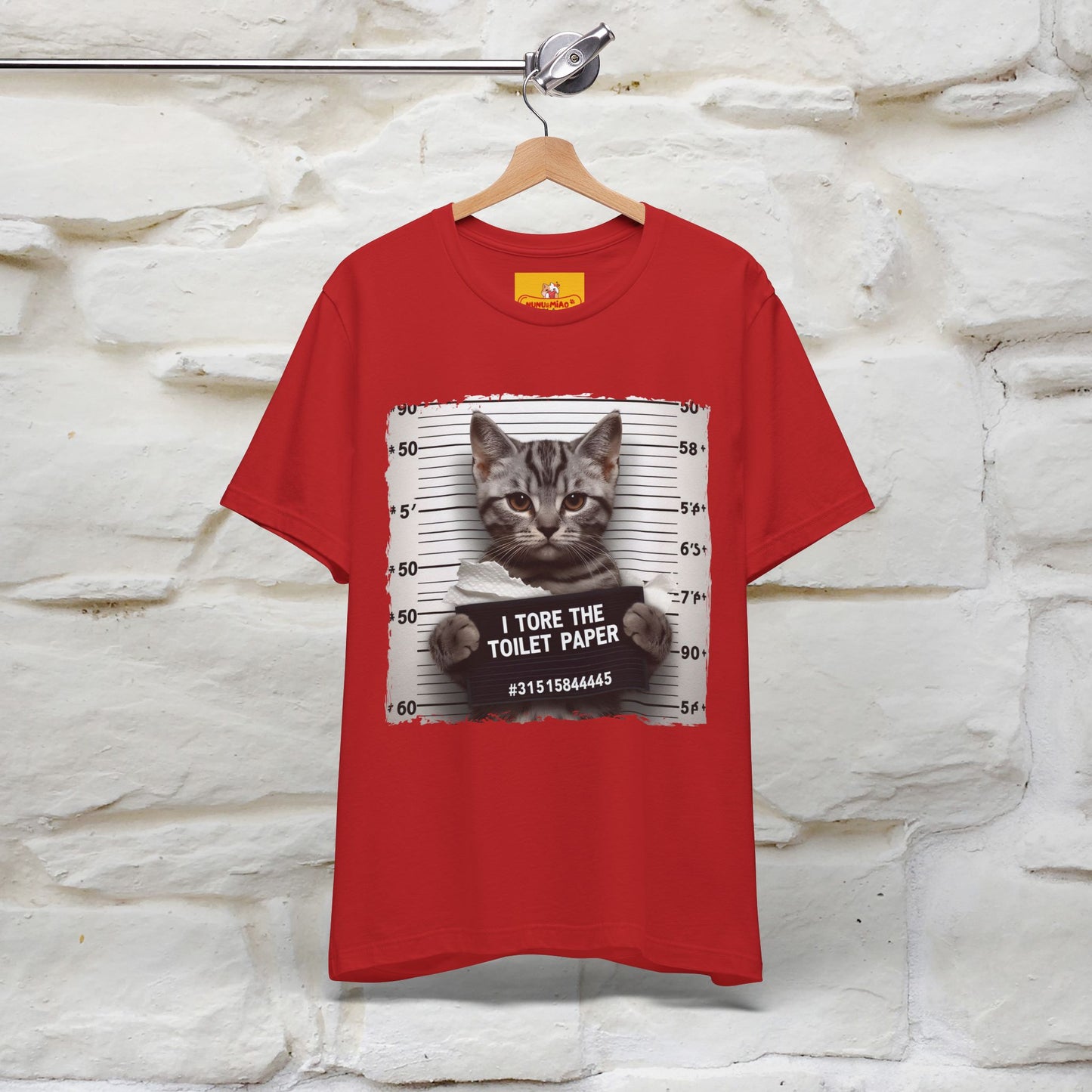 ''I Tore The Toilet Paper'' | Funny Cat T-Shirt | Nunu&Miao Studio