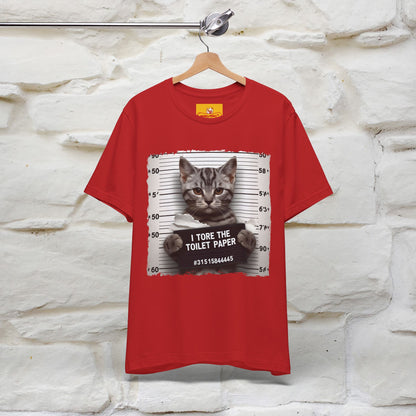 ''I Tore The Toilet Paper'' | Funny Cat T-Shirt | Nunu&Miao Studio