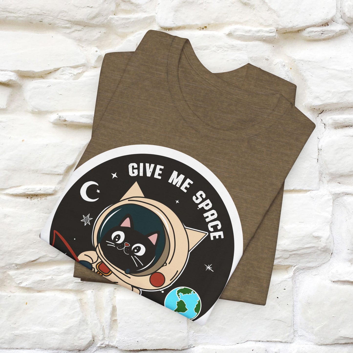 Give Me Space Cat T-Shirt for Men & Women | 100% Cotton* Funny  Tee