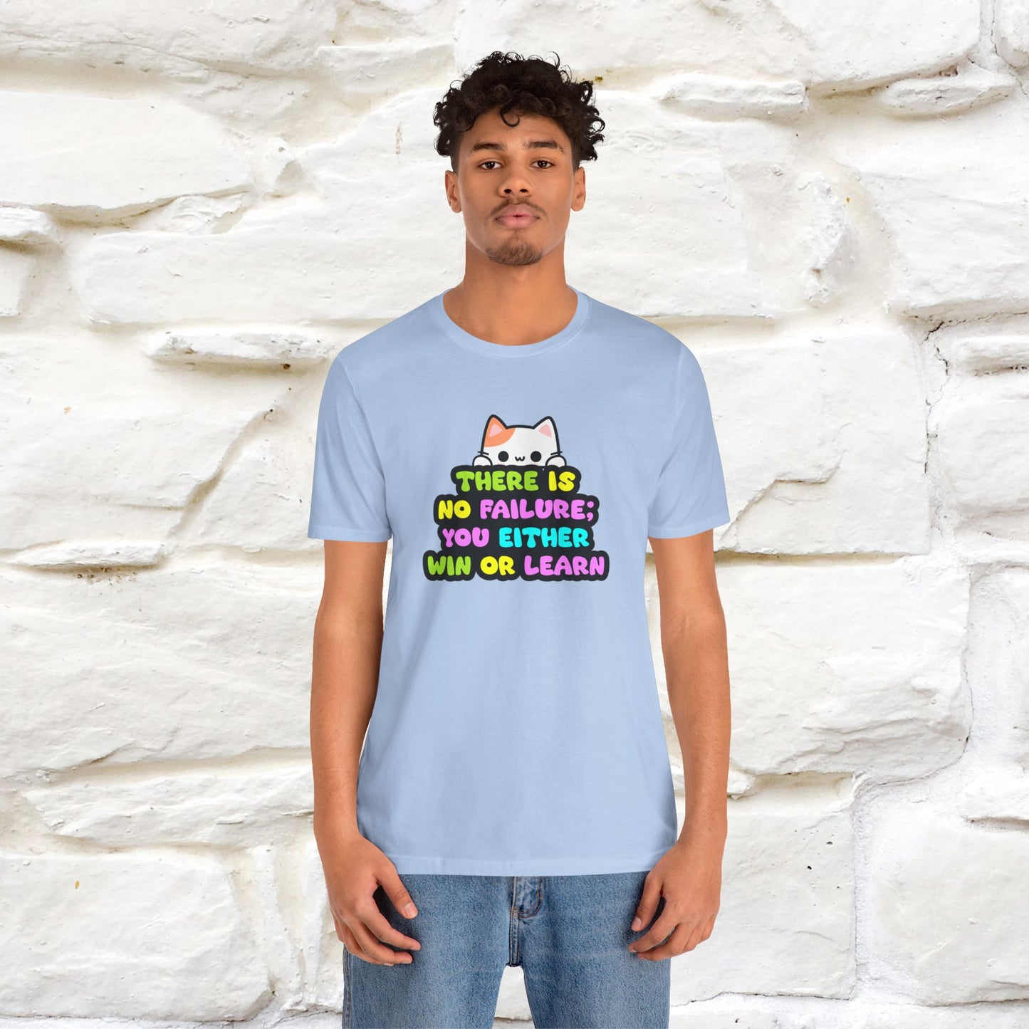 "There Is No Failure: You Either Win Or Learn" T-Shirt  | Nunu&Miao Studio - Nunu&Miao Studio