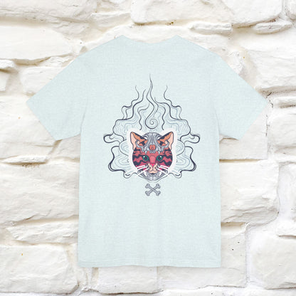 "Air Fire Cat" T-shirt for Men  and Wemen Front and Back Design, 100% Cotton*