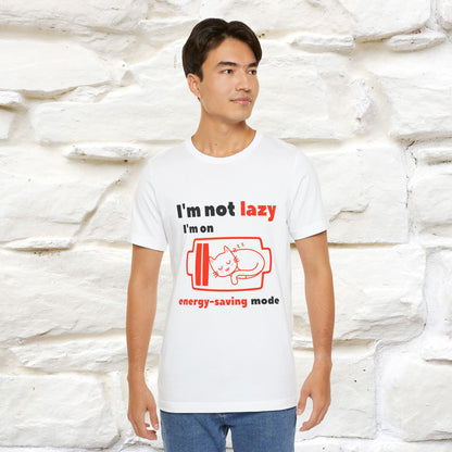 ''I am Not Lazy...'' Cat T-Shirt | Nunu&Miao Studio
