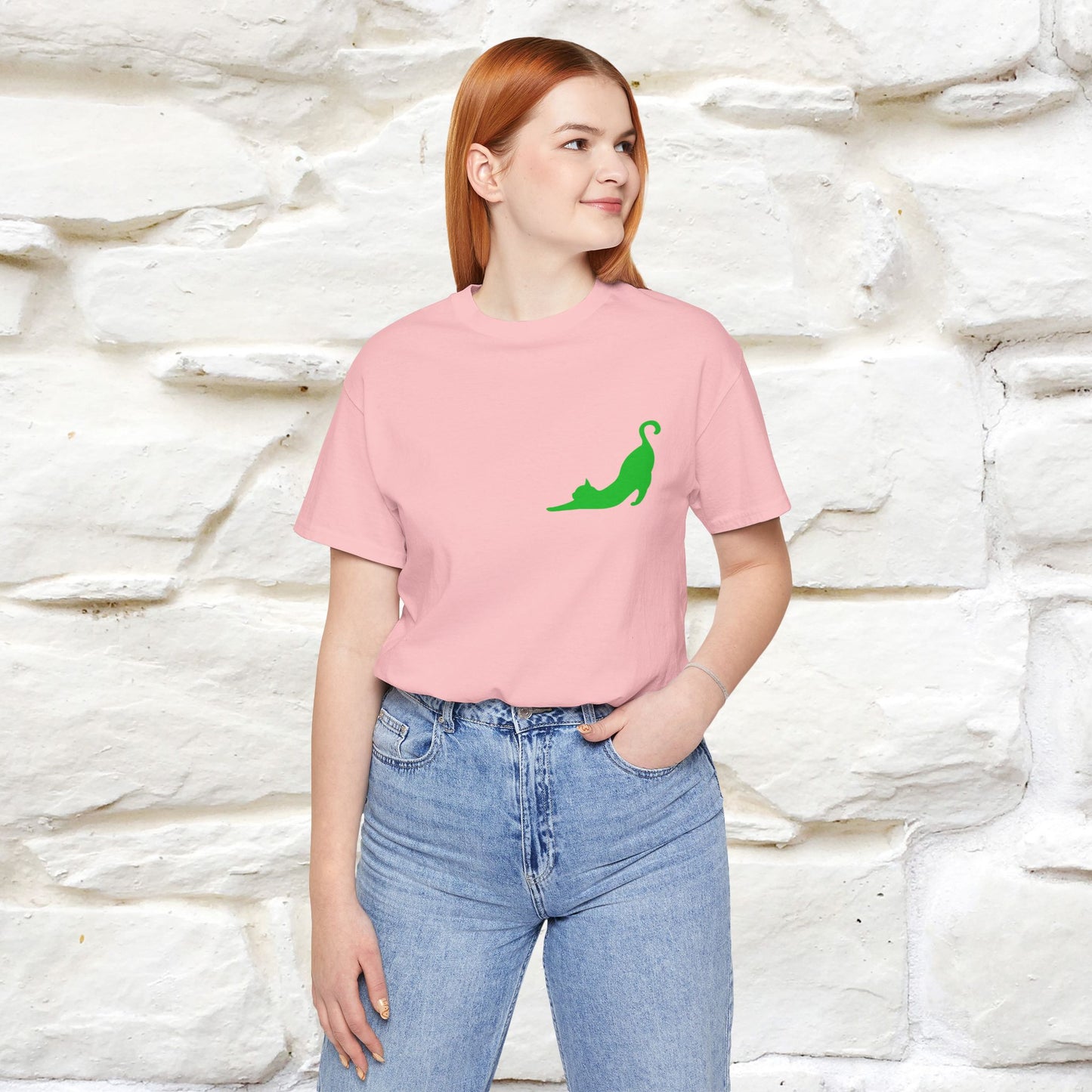 "Take a Deep Breath & Try All Over Again" Cat T-Shirt| Front & Back Design | Nunu&Miao Studio