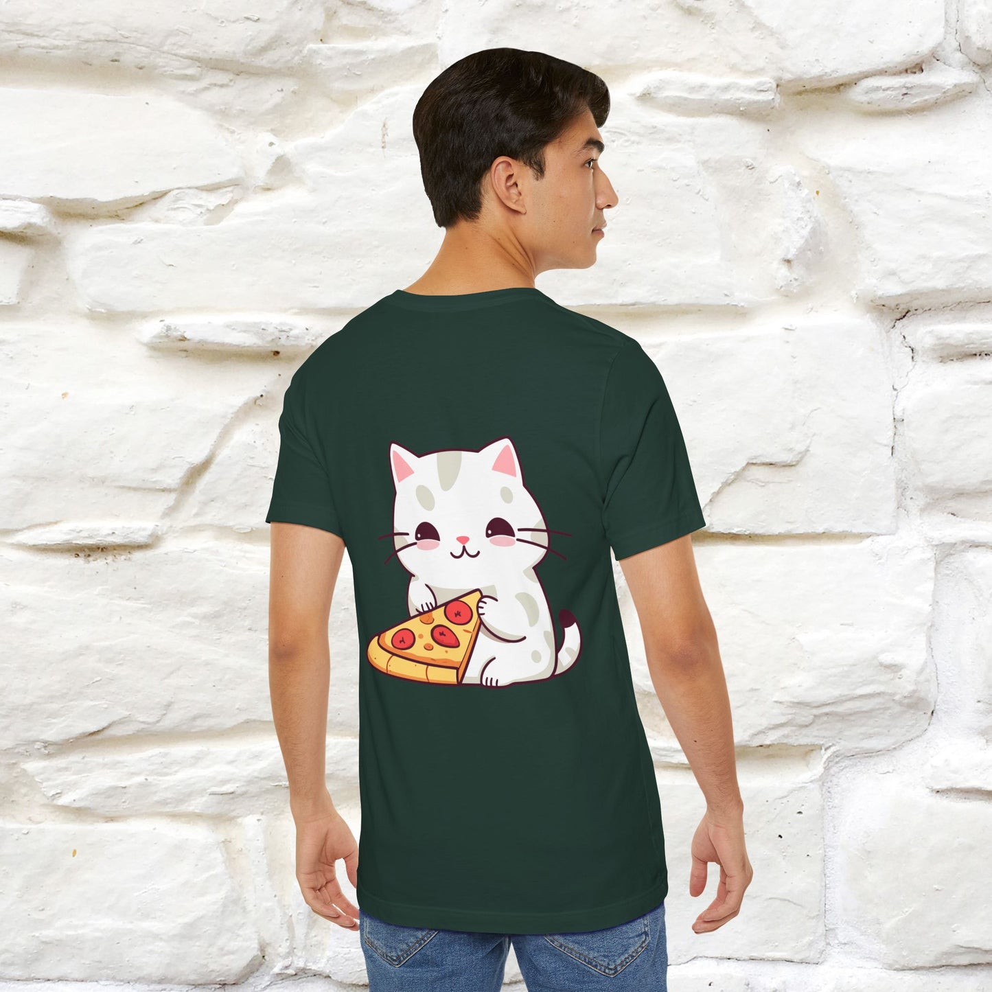 "I Love Pizza"| Cat T-shirt | Nunu&Miao Studio