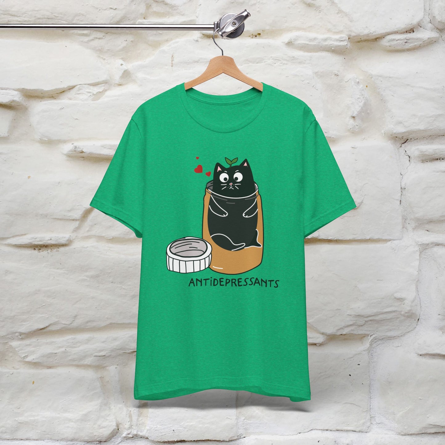 "Antidepressants" Funny Cat T-Shirt for Men & Women | 100% Cotton* 🐾